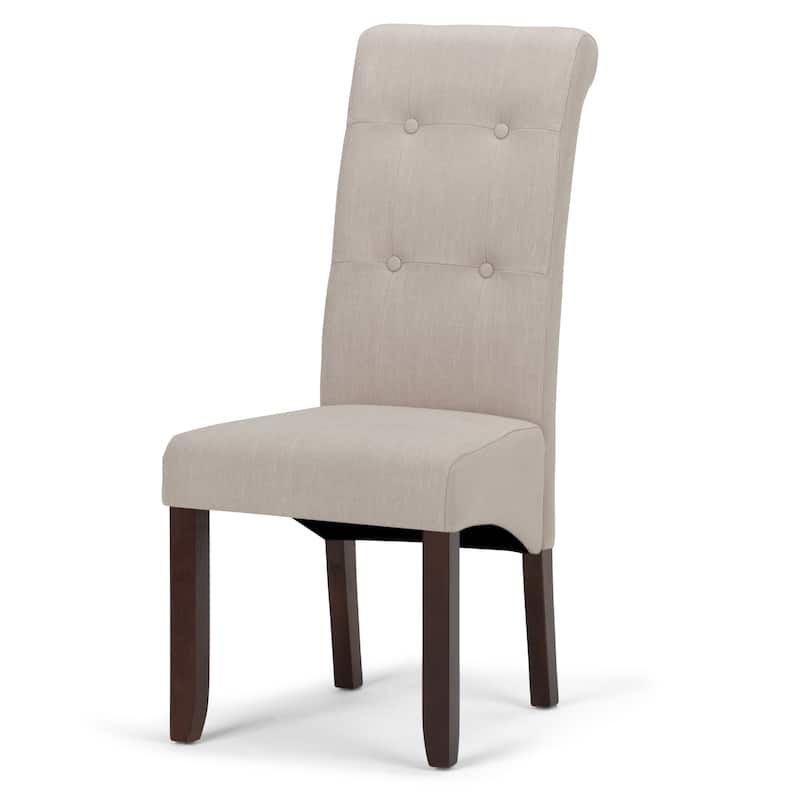 WYNDENHALL Essex Deluxe Tufted Parson Chair (Set of 2) - 18.9"w x 19.3"d x 42.1"h