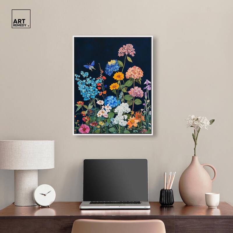 Twilight Blossoms II Canvas by Art Remedy