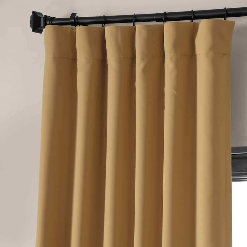 Exclusive Fabrics Performance Woven Blackout Curtain Pair (2 Panels)