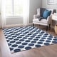 preview thumbnail 77 of 118, Machine Washable Indoor/ Outdoor Polka Dots Chantille Rug