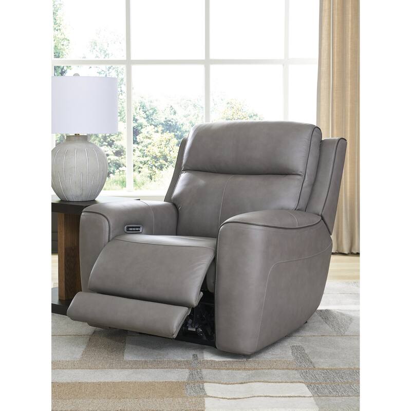 Signature Design by Ashley 5Z-Dreamlight Gray Power Recliner
