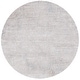 preview thumbnail 6 of 7, SAFAVIEH Platinum Arthemise Glam Abstract Rug 6'7" Round - Grey/Beige - Round