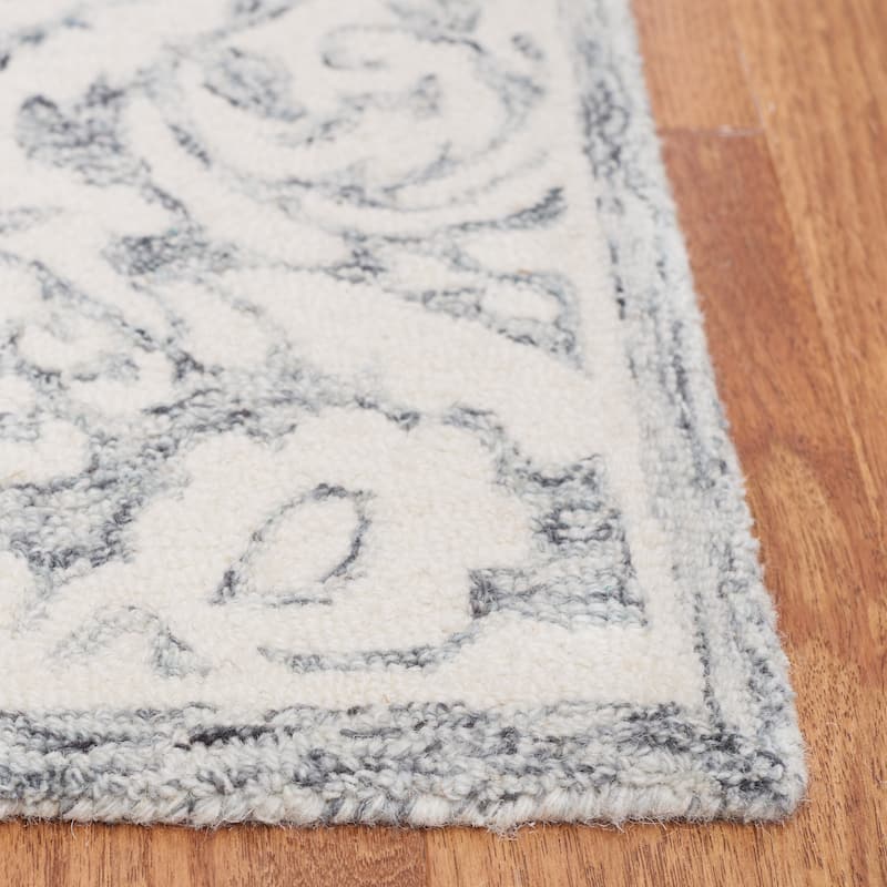 SAFAVIEH Handmade Blossom Esta Modern Floral Wool Rug