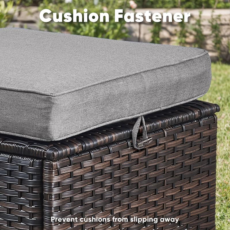 Outdoor Patio Ottoman for Swivel Chairs