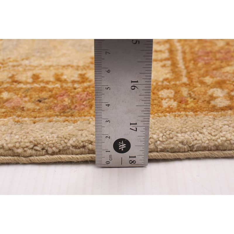 ECARPETGALLERY Hand-knotted Peshawar Oushak Blue Wool Rug - 7'11 x 10'2