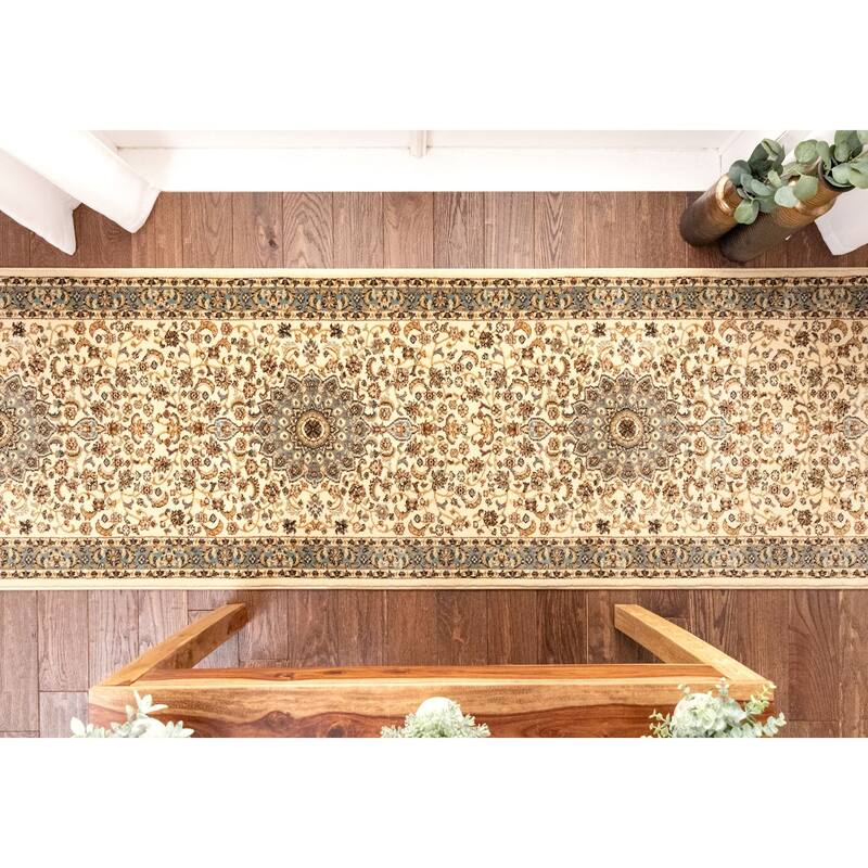 Custom Size Runner Timeless Aviva Traditional Stair Rug