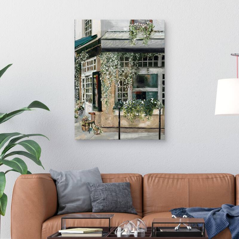 Rue Pavee Crop II by Studio Arts Canvas Art Print