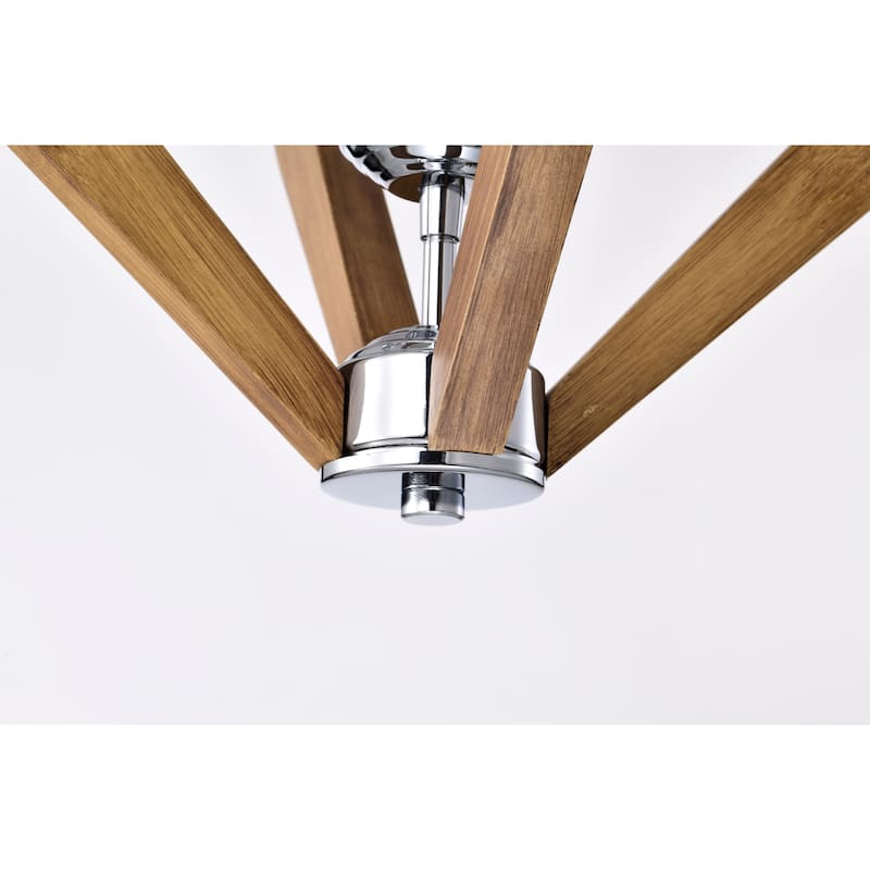 Vissent 18 Inch Candles Pendant Wood Grain Finish with 4-Light