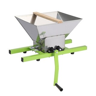 7L(1.8 Gal) Manual Juicer Grinder Fruit Scratter Pulper for Wine and Cider Manual Pressing