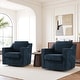 preview thumbnail 69 of 101, Modern Swivel Upholstered Armchair Accent chair Set of 2
