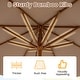 preview thumbnail 20 of 28, Costway 9 FT Patio Umbrella with Adjustable Height Rope Pulley Lift