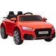 preview thumbnail 6 of 17, Licensed Audi TT RS 6V Kids Electric Ride-On Car - Remote Control, Horn, Music, MP3, White Red
