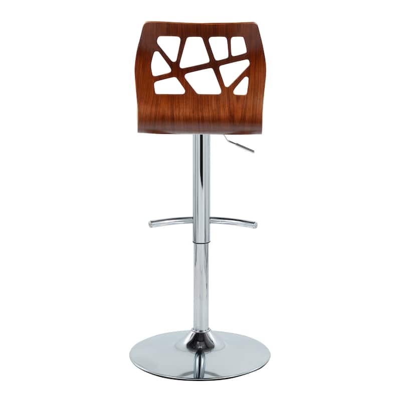 Carson Carrington Sala Adjustable Bar Stool with Rounded T Footrest (Set of 2)