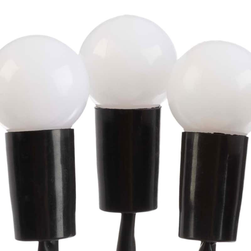 Pure Garden Outdoor Solar Garden Lights 4-Pack - Black