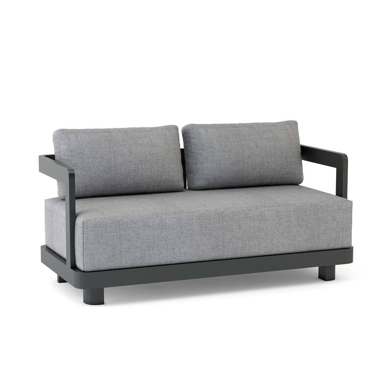 Granada Deep Seating Aluminum Loveseat - Cast Slate