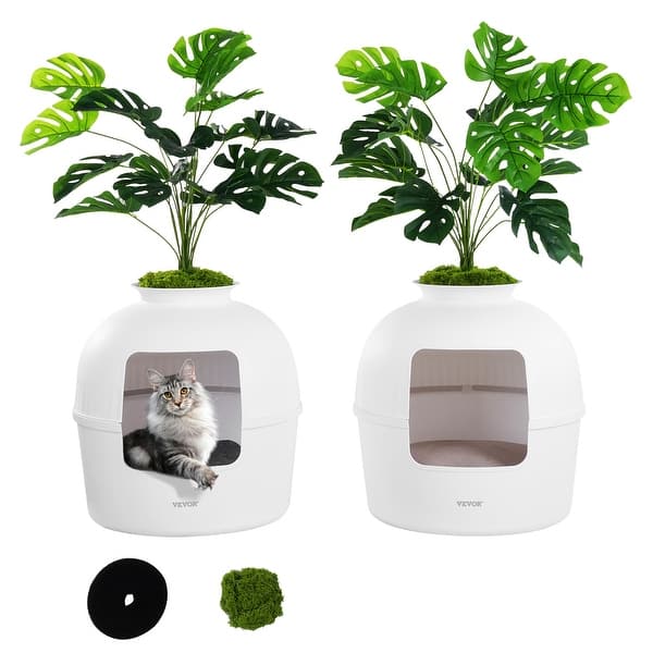 Plant Cat Litter Box, Activated Carbon Adsorption System, Hidden Litter Box  Fit for Living Room/Corner/Outdoor Pool/Patio - Bed Bath & Beyond - 42148984