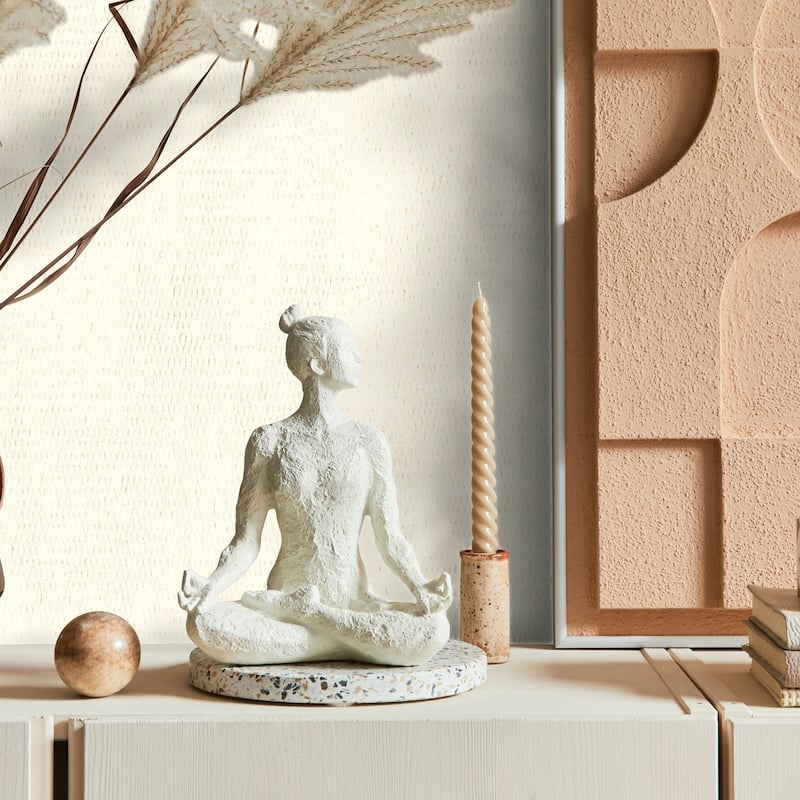 Galerie Wallcoverings Air Collection Twill Effect Textured Wallpaper Roll