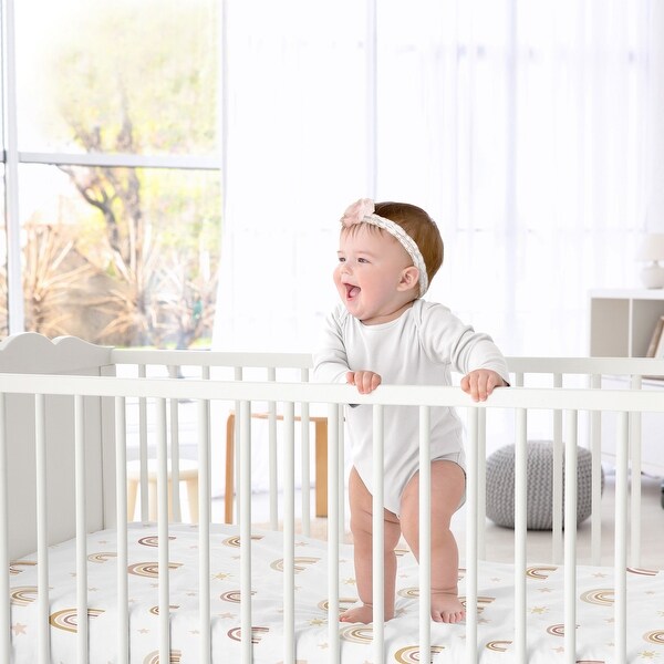 Rose gold crib sheets online