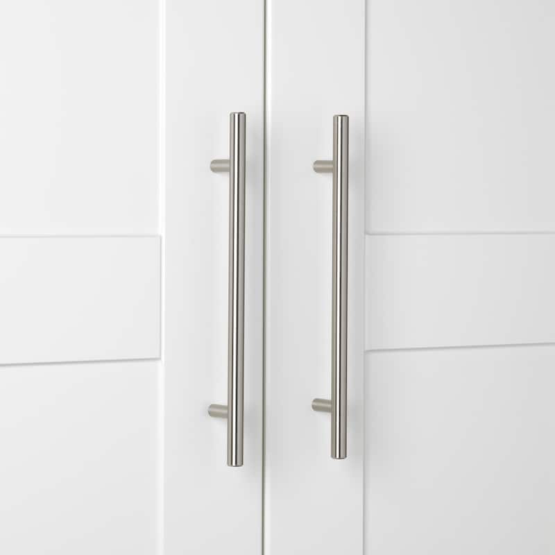 GlideRite 11-inch Solid Stainless Steel Finish Cabinet Bar Pulls (Case of 25)