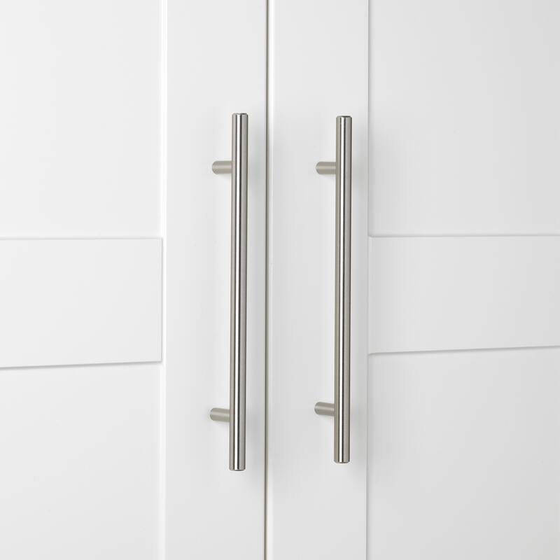 GlideRite 5-Pack 7-5/8-inch Center Solid Steel Cabinet Pull