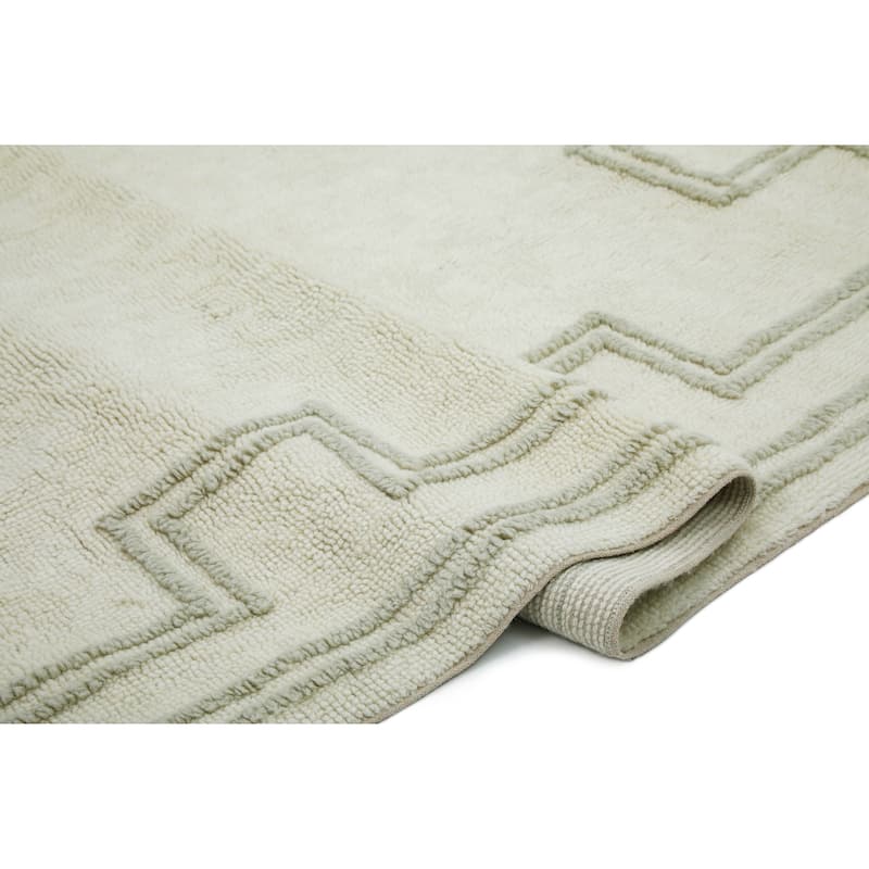 Terra by Obeetee Turin Border Gray Rug