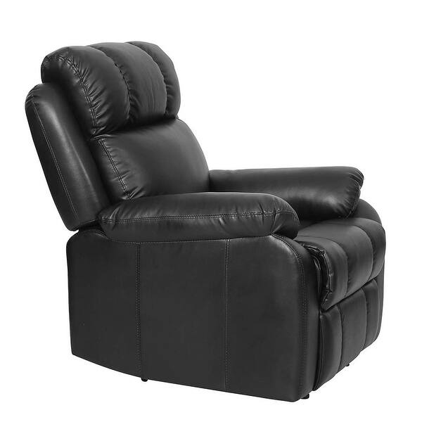 Recliner Chair Leather Sofa Recliner Couch Manual Reclining Home as
