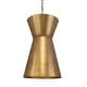 preview thumbnail 11 of 9, Uttermost Crocker Brass 1 Light Mini Pendant - N/A