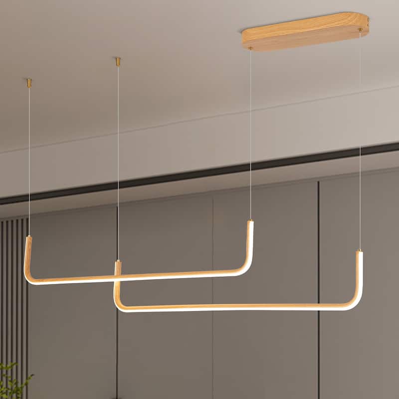 LED Linear Chandelier Kitchen Chandelier Modern Chandeliers