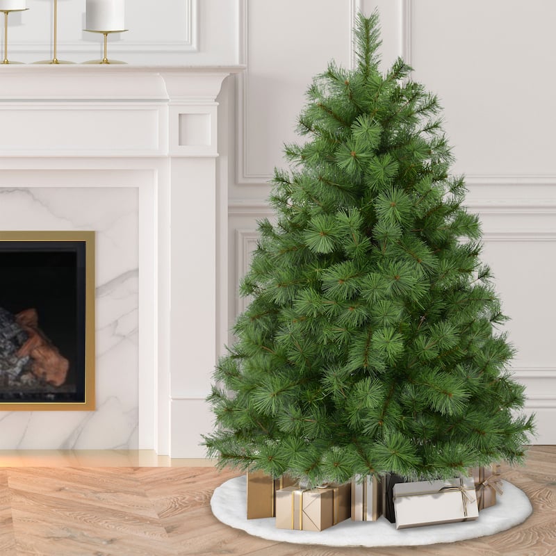 Puleo International 4.5' Unlit Artificial Colorado Pine Christmas Tree - 4.5 Foot