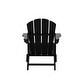 preview thumbnail 17 of 99, Laguna Folding Poly Eco-Friendly All Weather Outdoor Adirondack Chair