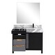 preview thumbnail 62 of 157, Lexora Zilara Bathroom Vanity Complete Set in Black and Grey with Faucet