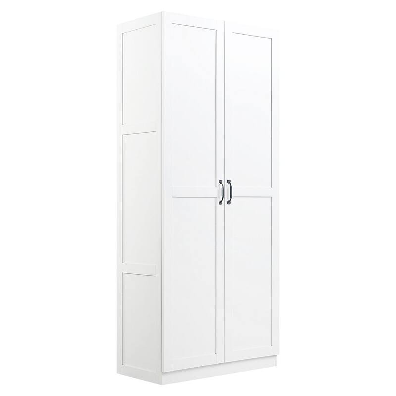Manhattan Comfort Hopkins Modern Storage Closet 3.0 in Black