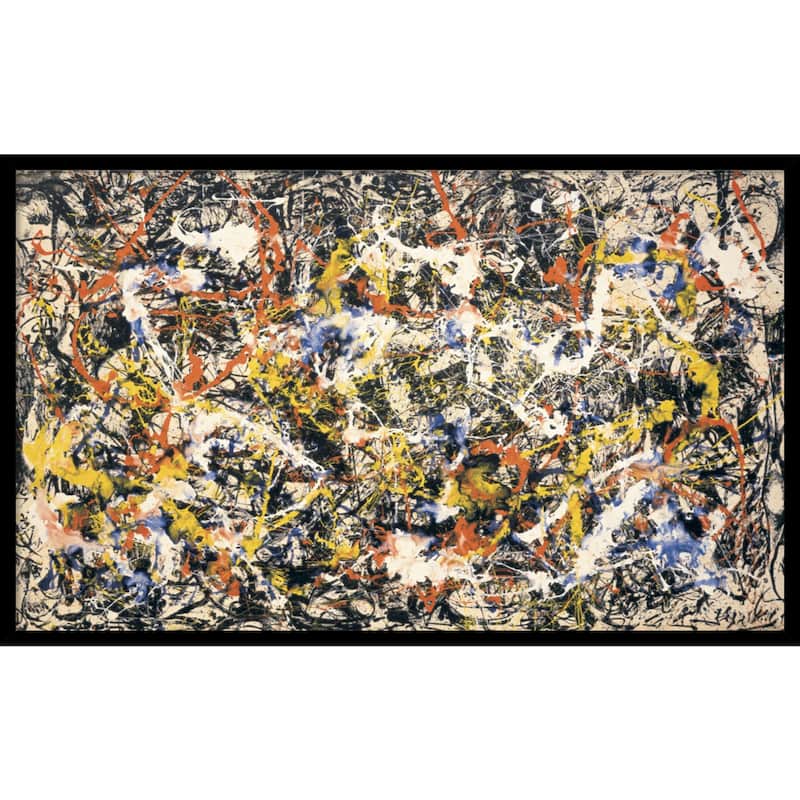 Convergence by Jackson Pollock Framed Art Print