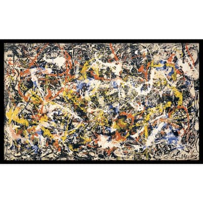 Convergence by Jackson Pollock Framed Art Print