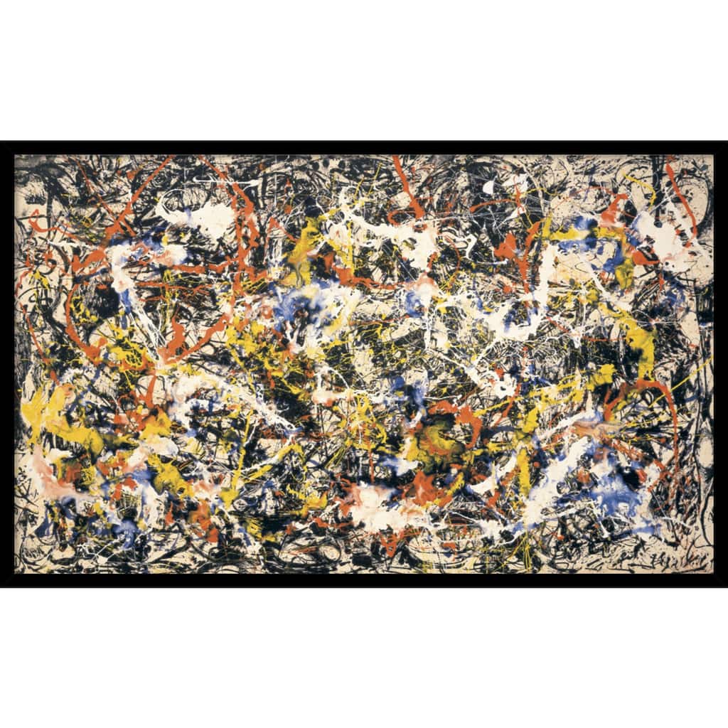 Convergence by Jackson Pollock Framed Art Print