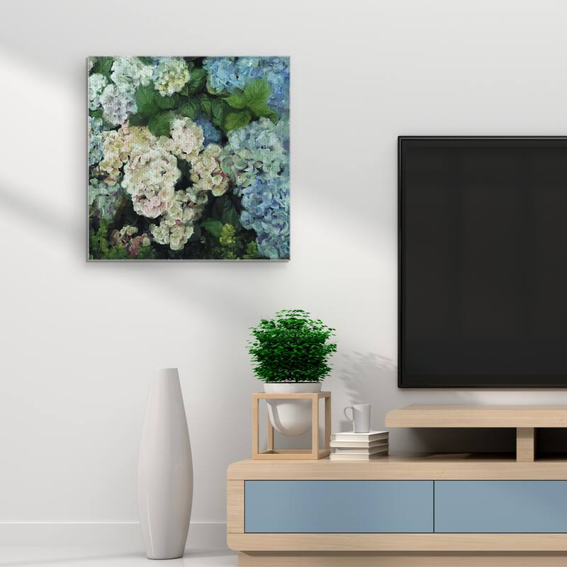 Hydrangea Garden by Studio Arts Canvas Art Print