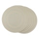 preview thumbnail 15 of 48, Design Imports Silver Doubleframe Kitchen Placemat Set (Set of 6) Champagne - Round