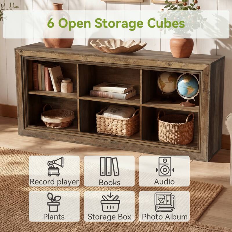 2 Shelf Bookcase Storage，6 Shelf, 27 inch Tall