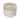 Sm. Beige Marble Canister w/ Brass Edge Lid 3"Dia - Beige/Gold