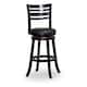 Option Espresso Finish/Black Bonded Leather