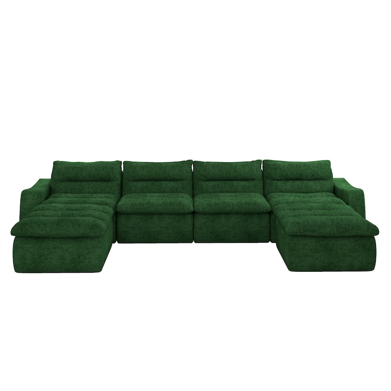 No Assembly Modular Beanbag Sofa, Lazy Comfort Style, for Living Room