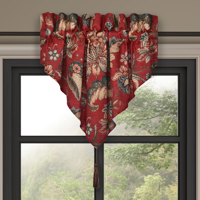 Enchanted Garden Window Ascot Valance