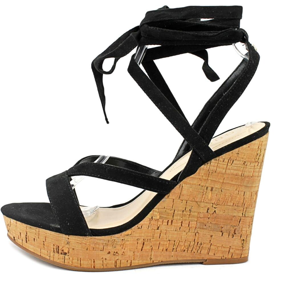 guess treacy wedge sandal