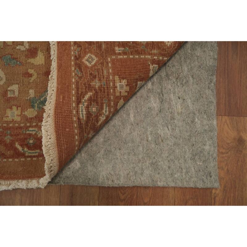 Hand Knotted Oriental 100% Wool Carpet Traditional All-Over Brown Ziegler Area Rug - 3' 11'' X 2' 0''