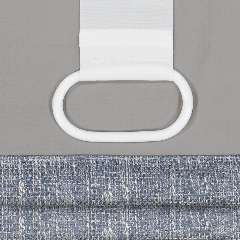 Eclipse Drew Textured Solid 100% Total Blackout Cordless Roman Shade