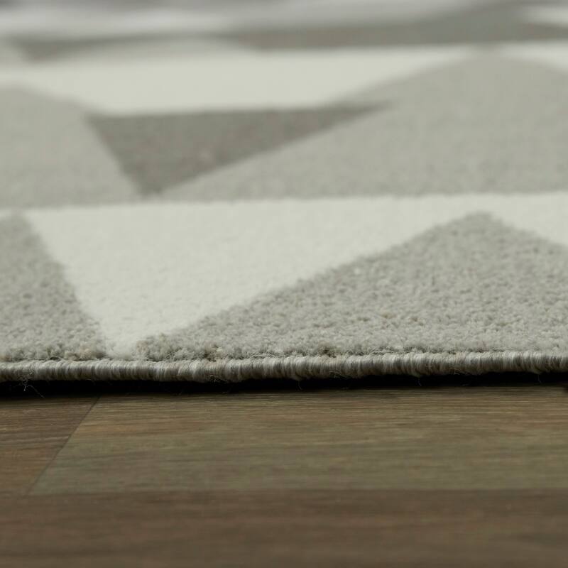Modern Multicolor Geometric Contemporary Area Rug