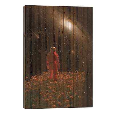 Departure Print On Wood by Nicebleed - Multi-Color