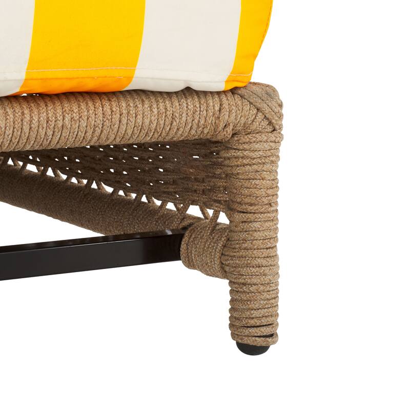 SAFAVIEH Outdoor Living Callan Lounger - 75"W x 26"D x 13"H