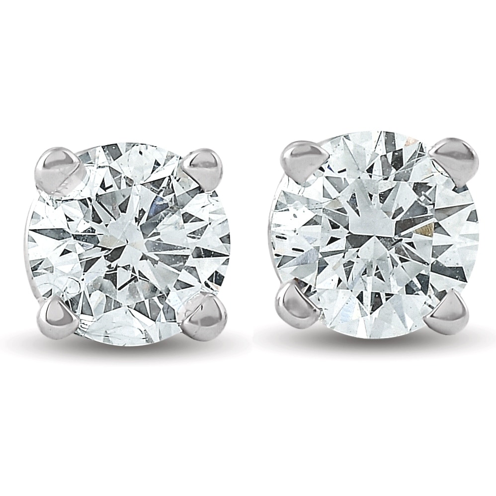 Bliss Diamond 5/8ct Round Diamond Excellent Studs Screw Backs White Gold Lab Grown
