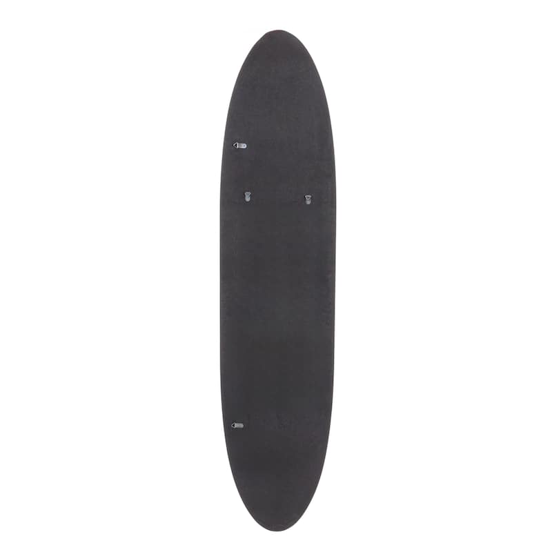 Lacquered Wood Surfboard Wall Décor